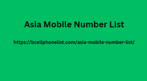 Asia Mobile Number List